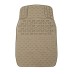 VOILA Set of 4 Soft Premium Rubber Non Slippery Floor Foot Mat Accessories Fits for Most Car Beige